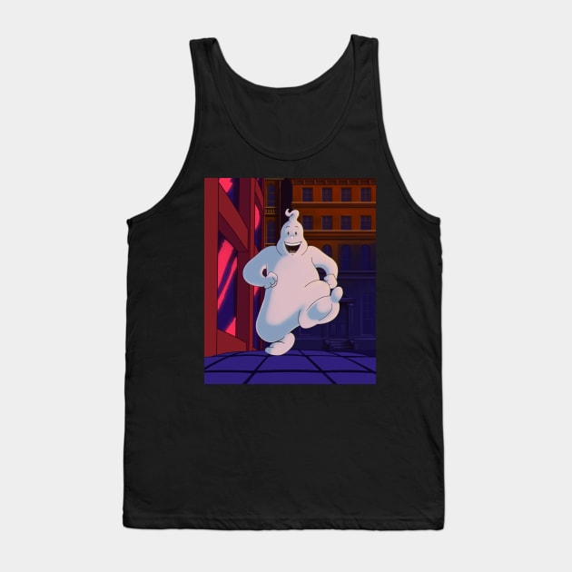The Real Ghostbusters Mooglie Street Tank Top by arcadeperfect